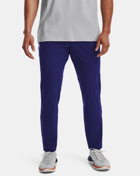 Men's UA Stretch Woven Pants, Blue, pdpMainDesktop image number 0